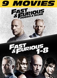 Fast & Furious 1-8 + Hobbs & Shaw: 9 Movies