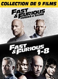 Fast & Furious 1-8 + Hobbs & Shaw: Collection de 9 films