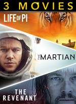 Buy Life Of Pi The Martian The Revenant 3 Movies Microsoft Store