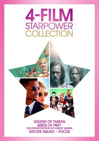 4-Film Starpower Collection: Legend Of Tarzan, Birds Of Prey, Suicide Squad, Focus