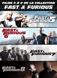 Films 5 à 8 de la collection Fast & Furious
