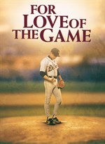 FOR LOVE OF THE GAME MOVIE POSTER ORIGINAL DS 27x40 KEVIN COSTNER BASEBALL  FILM