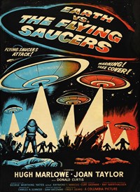 Earth vs. The Flying Saucers (Black & White)