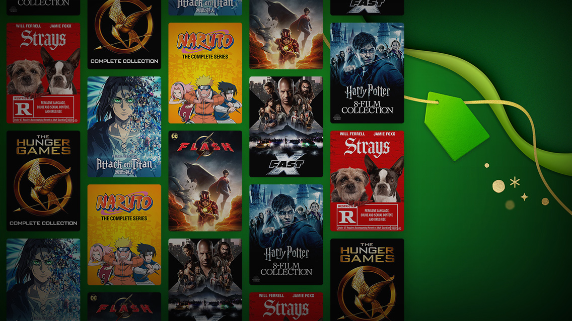 Save up to 50% on select movies and TV